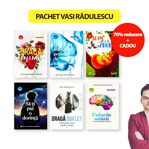 Pachet Vasi Rădulescu, 5 cărți + 1 CADOU