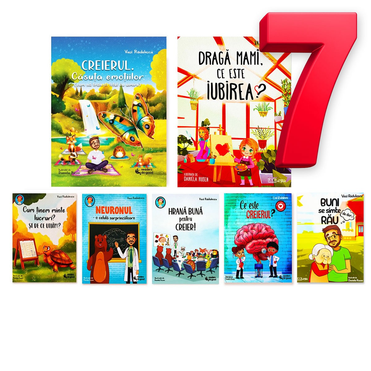 7 Cărți despre Creier, Iubire și Emoții